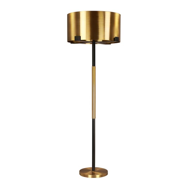 LIANG & EIMIL Hamilton Floor Lamp, Brushed Brass & Matt Black