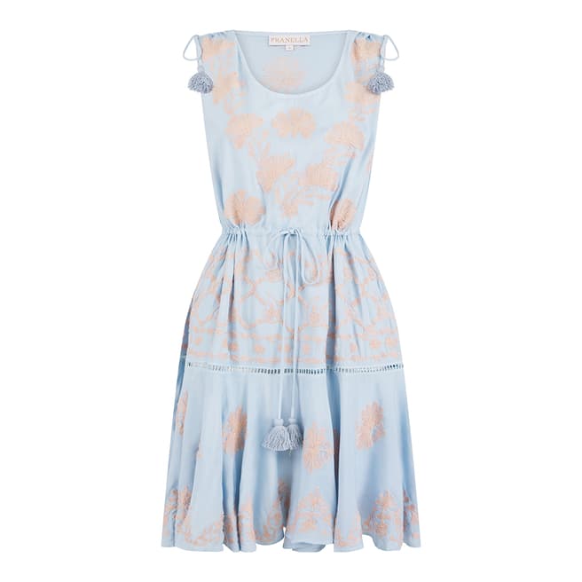 Pranella Blue-Taupe Ayana Nantucket Dress