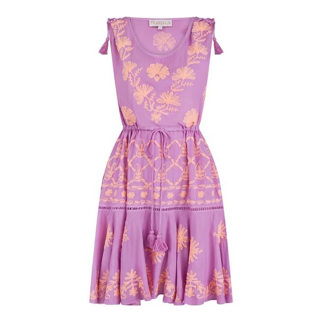 Pranella Lilac-Peach Ayana Dress