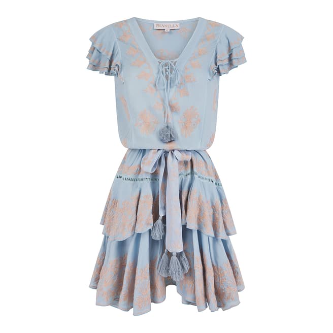 Pranella Blue-Taupe Iona Nantucket Dress