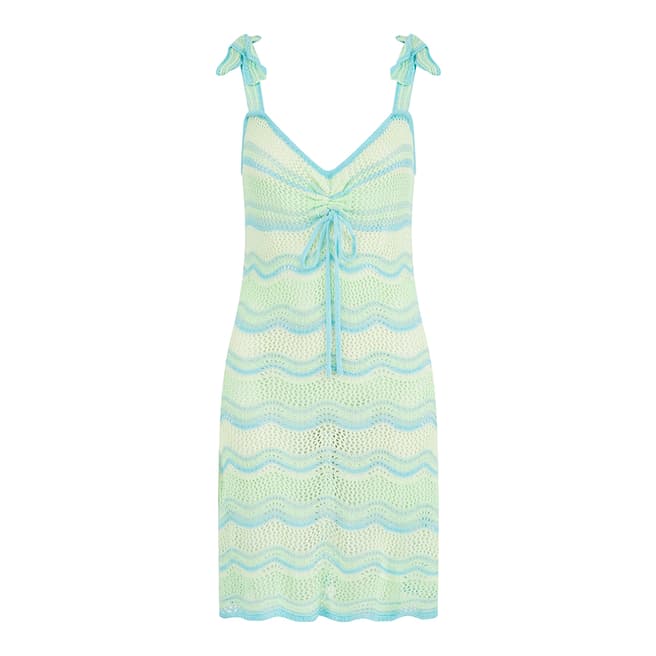 Pranella Aqua-Lime Page Dress