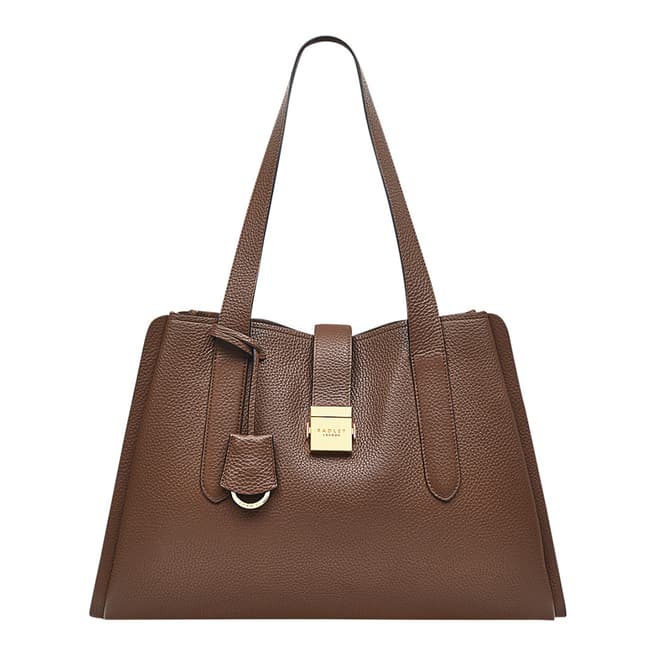 Radley Walnut Sloane Street Large Ziptop Shoulder