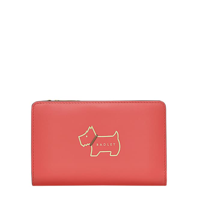 Radley Lava Heritage Dog Outline Medium Bifold Purse