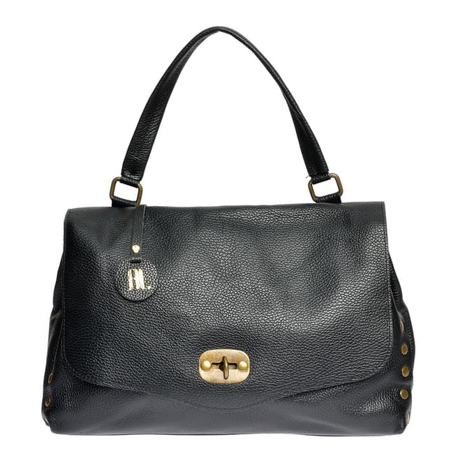 Anna Luchini Anna Luchini Black Top Handle Bag