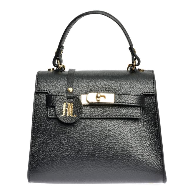 Anna Luchini Anna Luchini Black Top Handle Bag