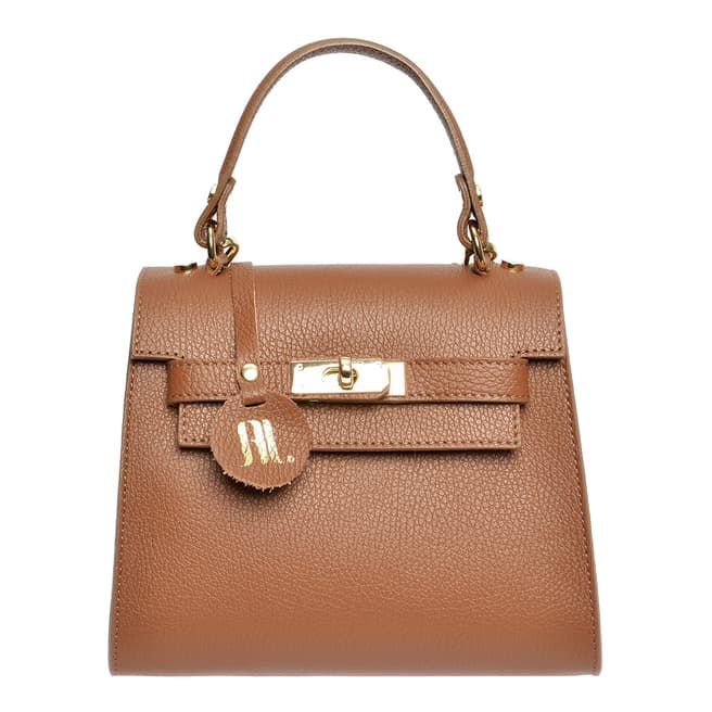 Anna Luchini Anna Luchini Brown Top Handle Bag