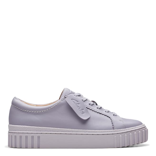 Clarks Women's Lilac Mayhill Walk Leather Trainers