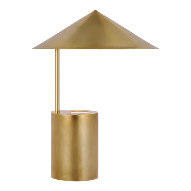 Paloma Contreras for Visual Comfort & Co. Orsay Small Table Lamp in Hand-Rubbed Antique Brass