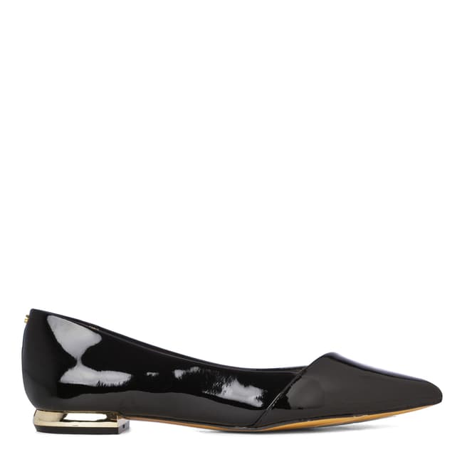 Black Patent Leather Pasces Pointed Toe Pumps - BrandAlley