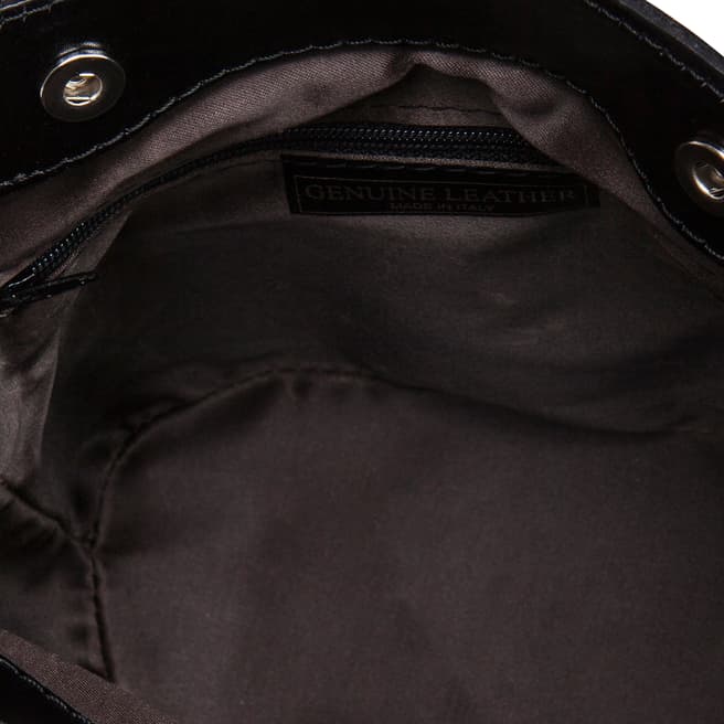 Black Leather Crossbody Bag - BrandAlley