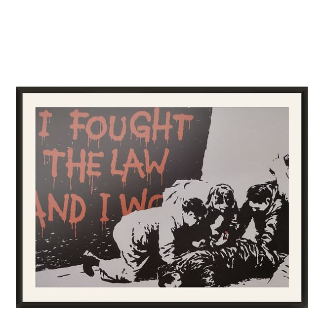 I Fought The Law Framed Print 40 X 30cm Brandalley