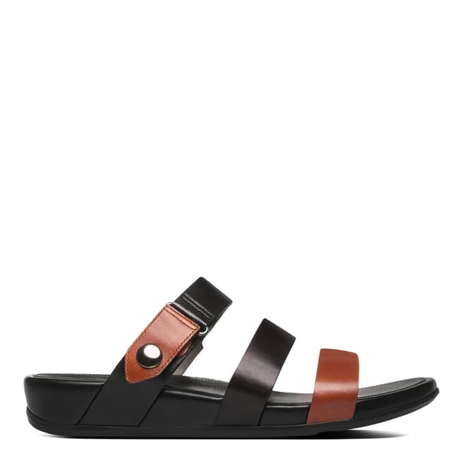 Blacktan Leather Gladdie Slide Sandals Brandalley 