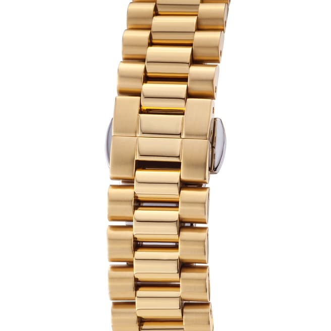 Womens Stainless Steel Gold Watch - BrandAlley