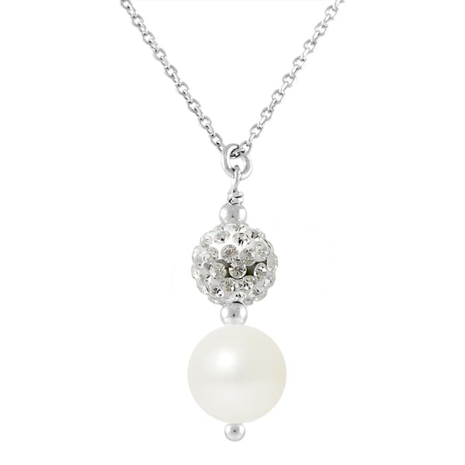 White Freshwater Pearl Necklace - BrandAlley