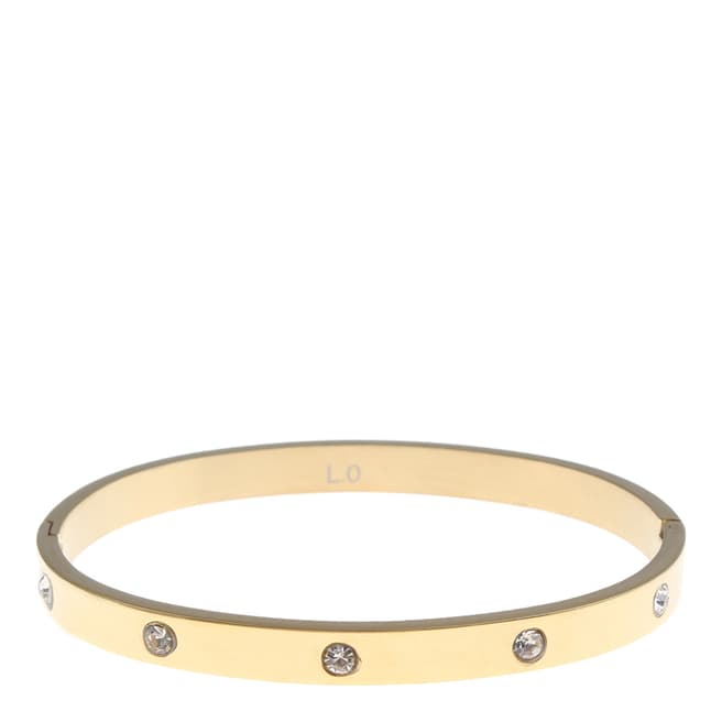 Gold Plated Plated Embellished Bangle - BrandAlley