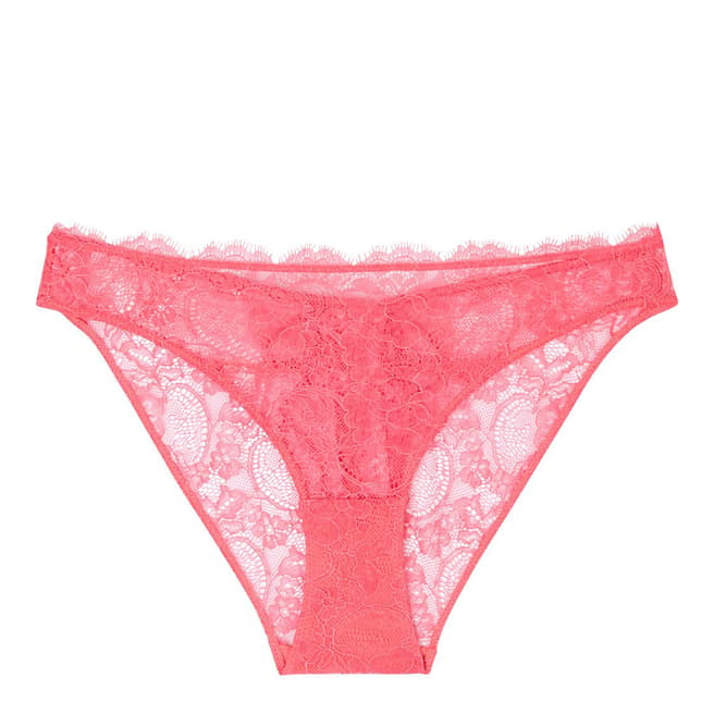 Pink Valerie Bikini Briefs - BrandAlley