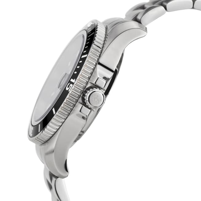 Men's Black/Silver Diver Professional Automatic Watch - BrandAlley