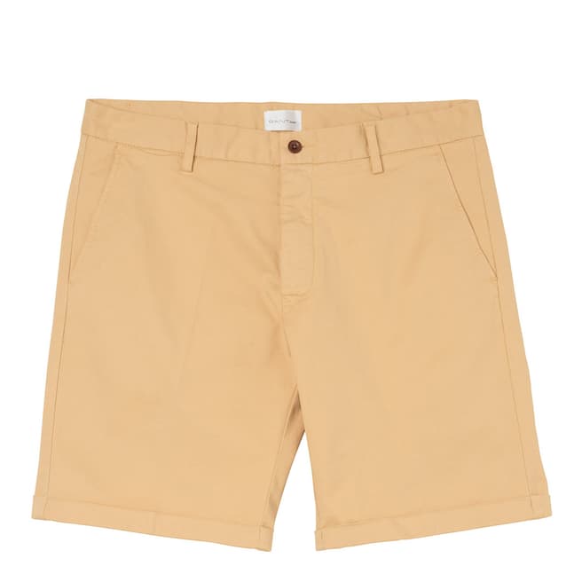 Orange Rugger Chino Cotton Shorts - BrandAlley
