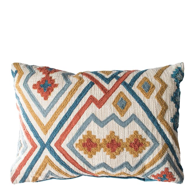 Kazaar Hand Embroidered Cushion 35x50cm - BrandAlley