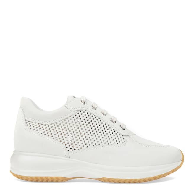 Women's Off White Leather Chunky Trainers - BrandAlley