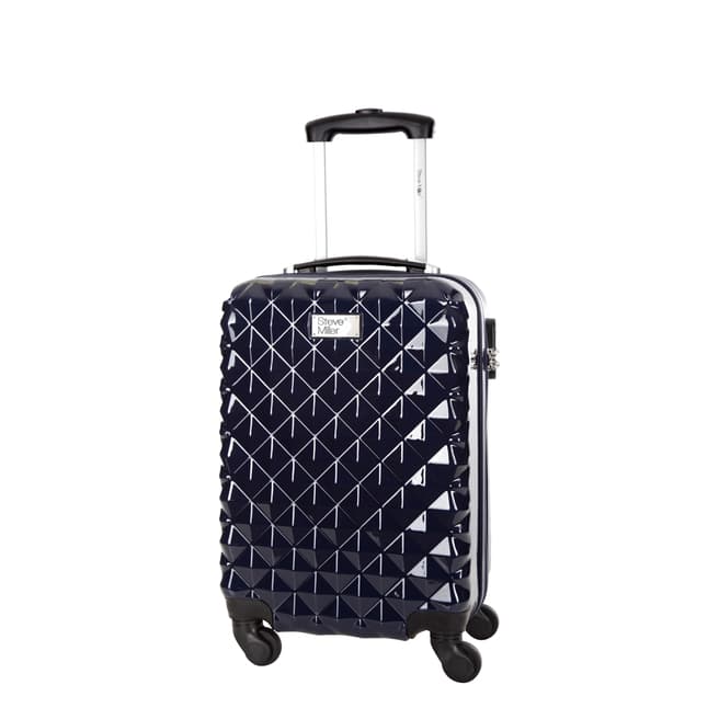 Blue Marine 4 Wheel Rigid Heart Cabin Suitcase 46 cm - BrandAlley