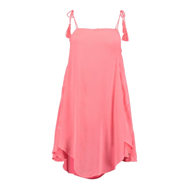 Pink Embroidered Short Dress - BrandAlley