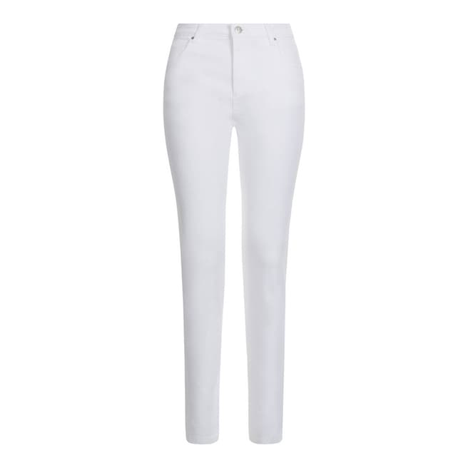 White Marianne Stretch Cotton Jeans - BrandAlley
