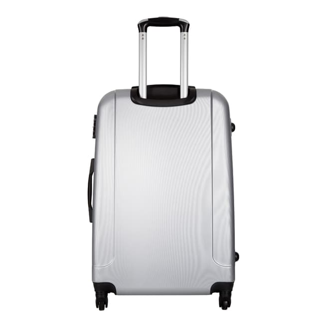 Silver Holiday Set Of Three 4 Wheeled Suitcases S/M/L - BrandAlley