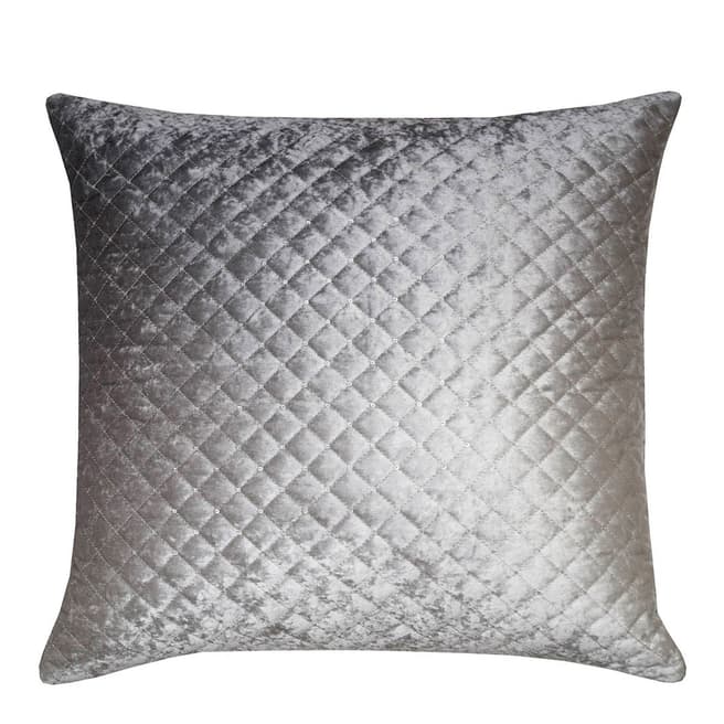 Gia Filled Cushion 55x55cm, Slate - BrandAlley