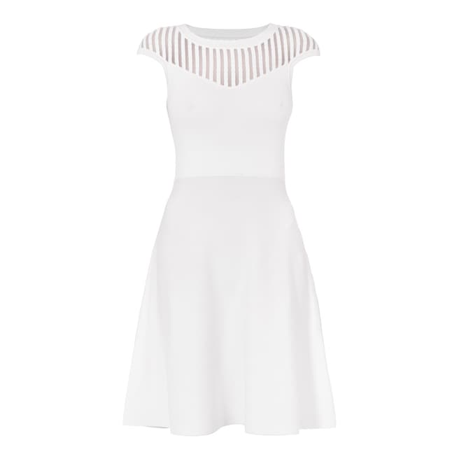 White Rose Fit and Flare Dress - BrandAlley