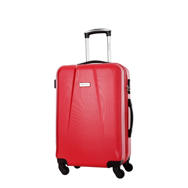 Red Pandara 4 Wheel Suitcase - BrandAlley