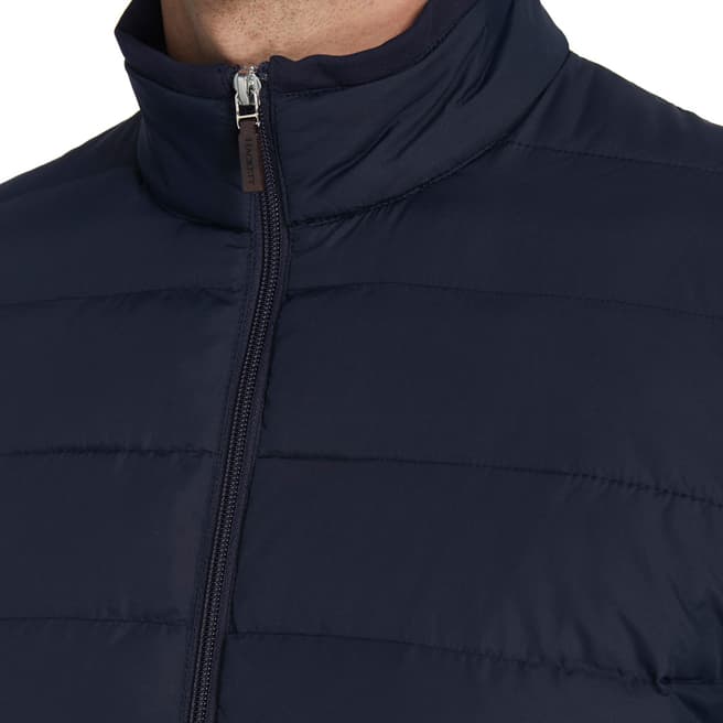 Navy Nylon Quilted Jacket - BrandAlley