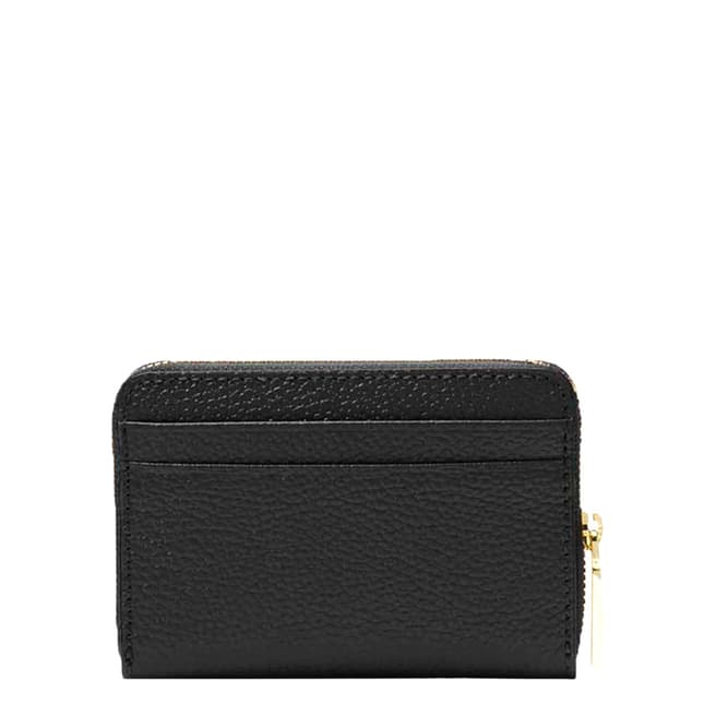 Black Small Chained Embossed Leather Wallet - BrandAlley