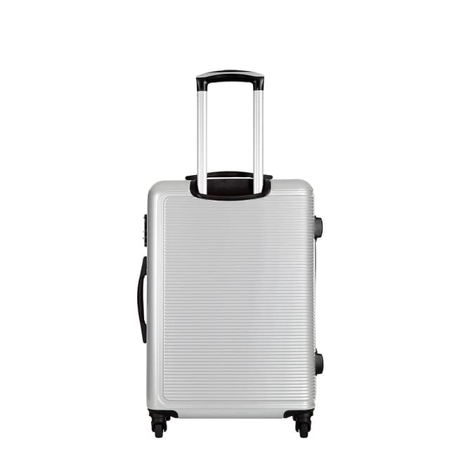 Silver Maryhill 4 Wheel Suitcase 48cm - BrandAlley