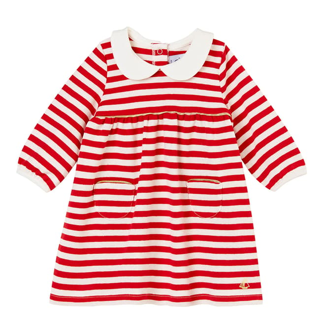 Red Sailor Stripe Dress - BrandAlley