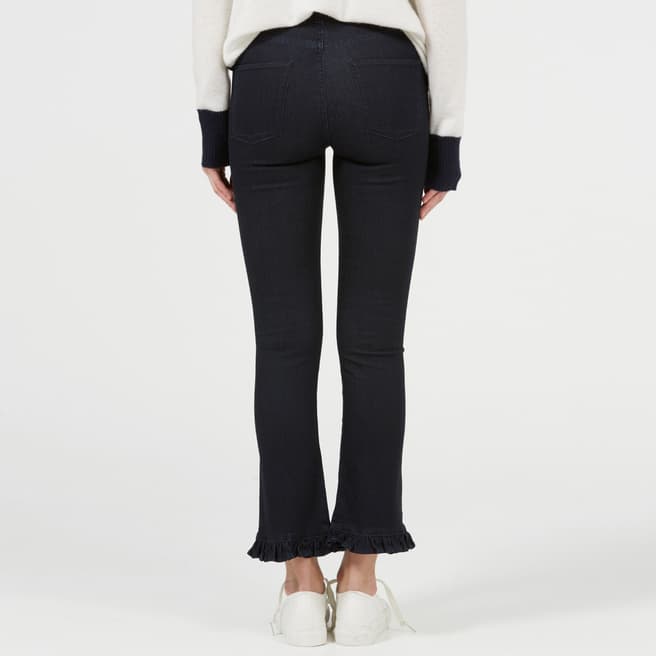 High Waisted Straight Leg With Ankle Ruffle - BrandAlley