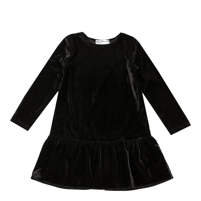 Black Velvet Style Occasion Dress - BrandAlley