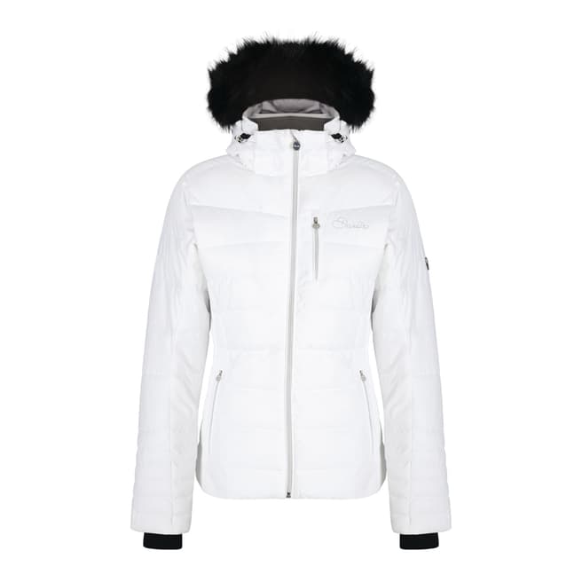 White Curator Luxe Ski Jacket - BrandAlley