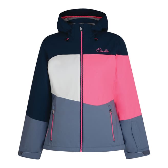 Blue/Pink Indestruct Ski Jacket - BrandAlley