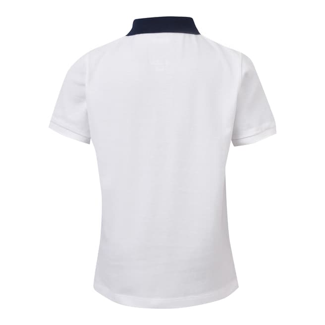 Bright White Core Logo Polo T Shirt - BrandAlley