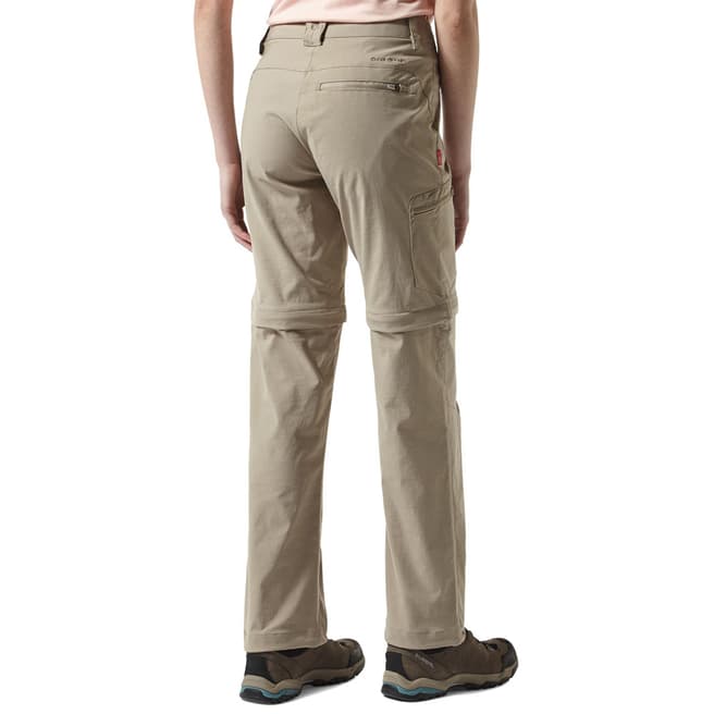 Beige NosiLife Pro Convertible Trousers - BrandAlley