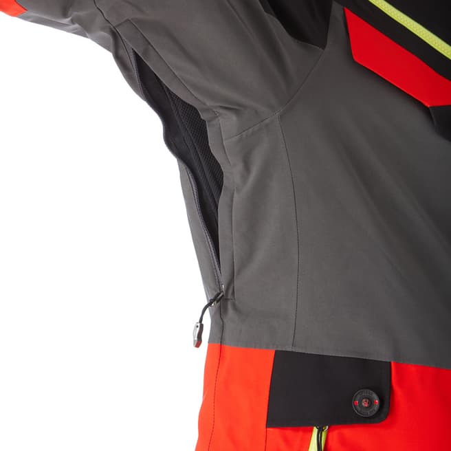 Men's Grey/Red Tordrillo Ski Jacket - BrandAlley