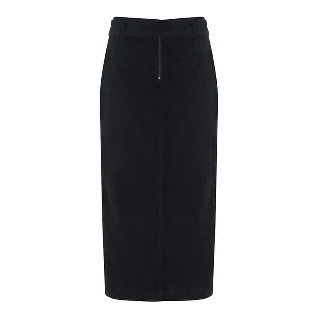 Ink Belted Cord Skirt - BrandAlley