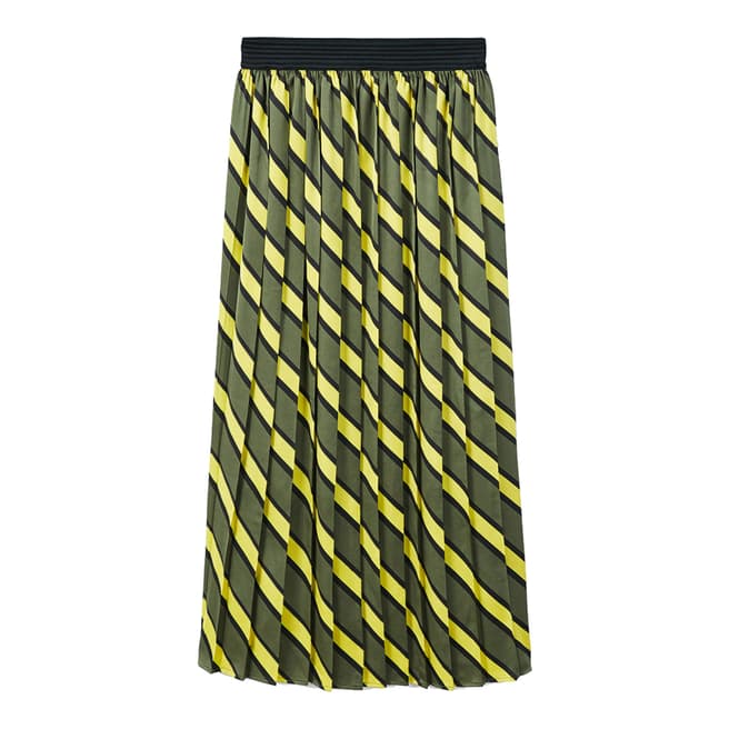 Stripes pleated skirt - BrandAlley