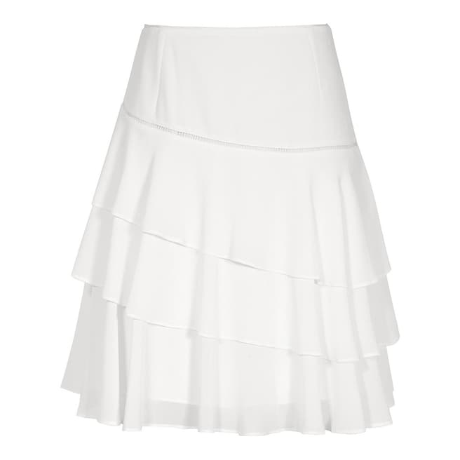Off White Rufen Tiered Skirt - BrandAlley