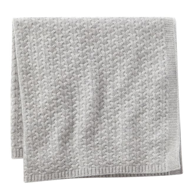 Grey Cashmere Baby Blanket - BrandAlley