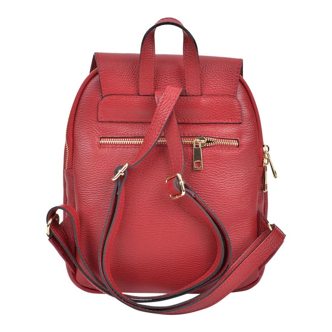Sofia Cardoni Red Tassel Backpack - BrandAlley