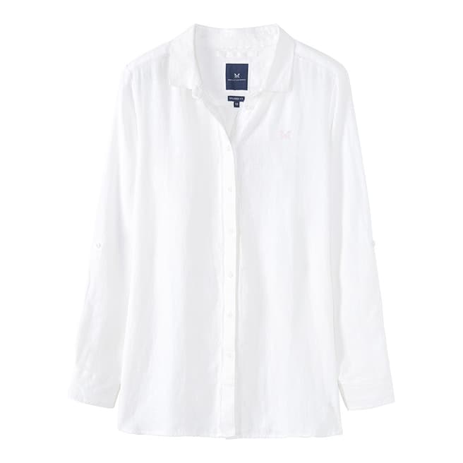 Optic White Linen Shirt - BrandAlley