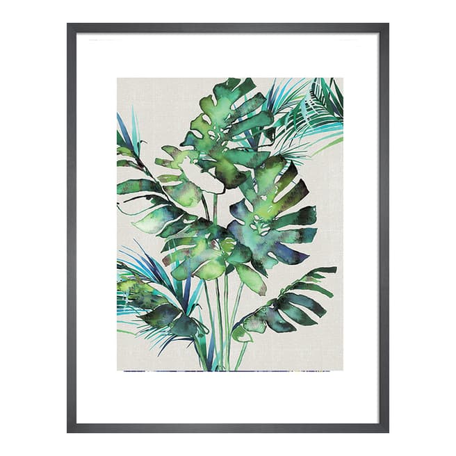 Monstera Leaves, Framed Print - BrandAlley