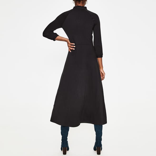 Black Rosa Jersey Midi Dress - BrandAlley
